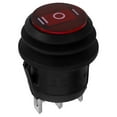 thumbnail image 1 of Parvistic 6A/250V 3 Pin Round Rocker Toggle ON/OFF Waterproof SPDT Switch Button For Auto Car And Boat, 1 of 10