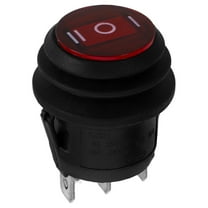 Parvistic 6A/250V 3 Pin Round Rocker Toggle ON/OFF Waterproof SPDT Switch Button For Auto Car And Boat