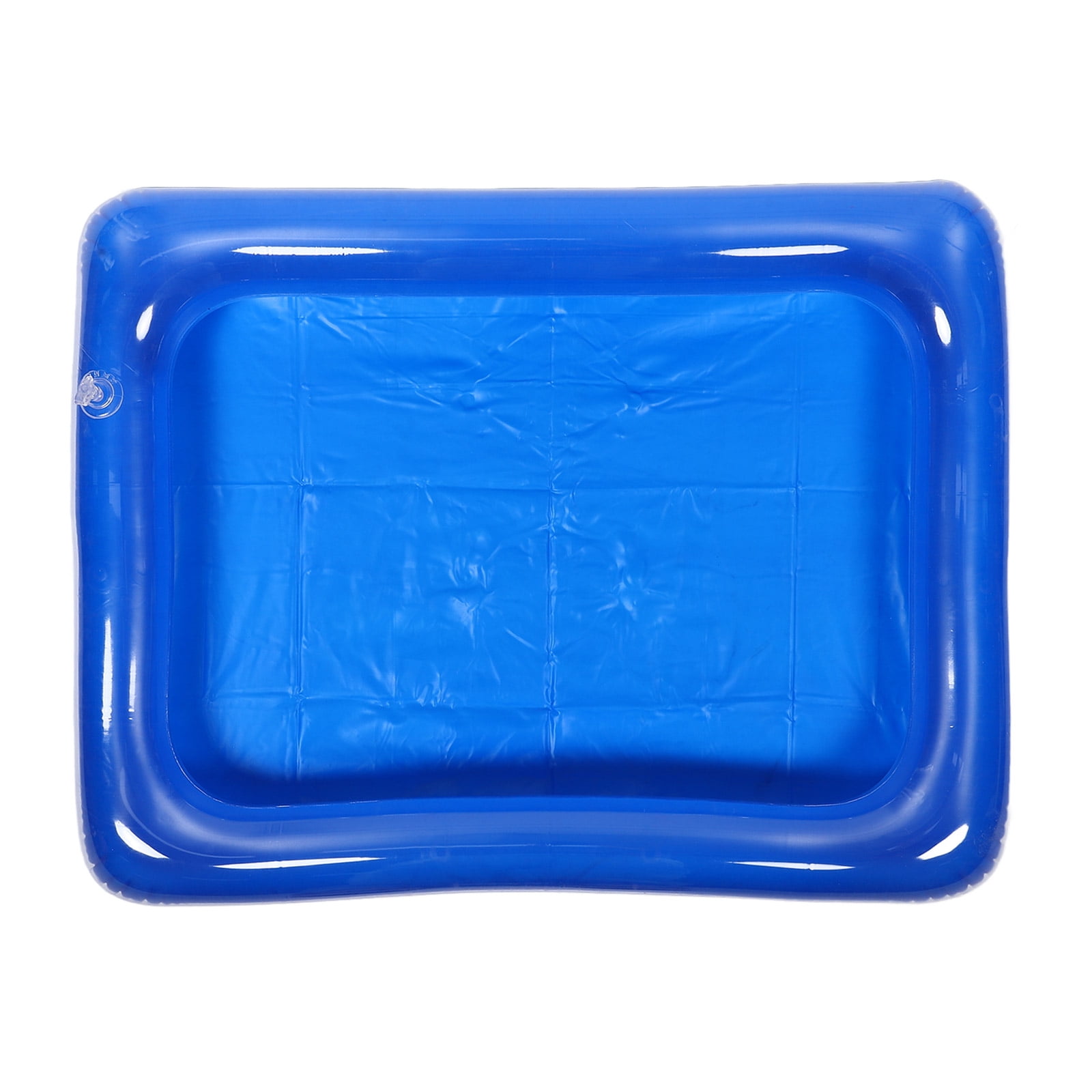 Parvistic Kids Beach Sandbox Play Sand Inflatable Sand Toy Tray for Children's Education(Blue)