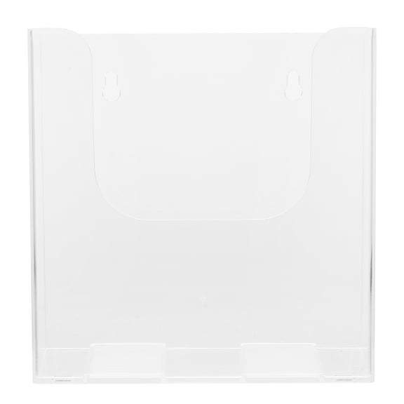 HOMEMAXS Clear File Mounted File Organizer Office Document Holder Pamphlet Stand