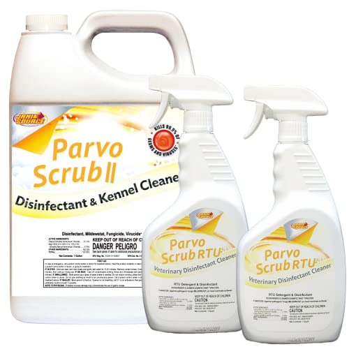 ParvoScrub Veterinary & Kennel Disinfectant, Cleaner, & Deodorizer (1