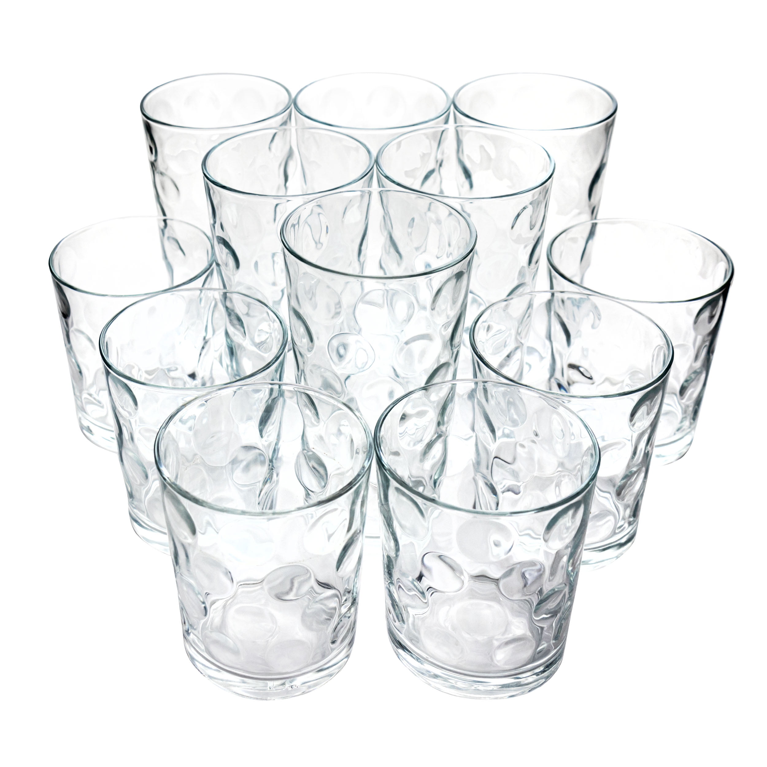 12pc Glass Cranston Double Old Fashion And Cooler Glasses Set