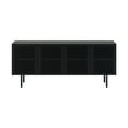 thumbnail image 1 of Pasadena 4 Door Wood Buffet Cabinet with Black Oak Finish, 1 of 6