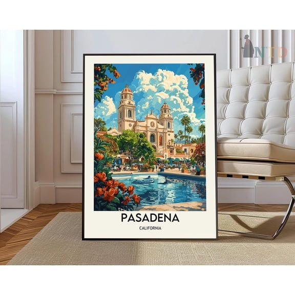 Pasadena California City Poster Unframed Paper Print