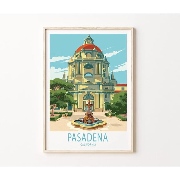 Pasadena California Scenic Travel Home Decor