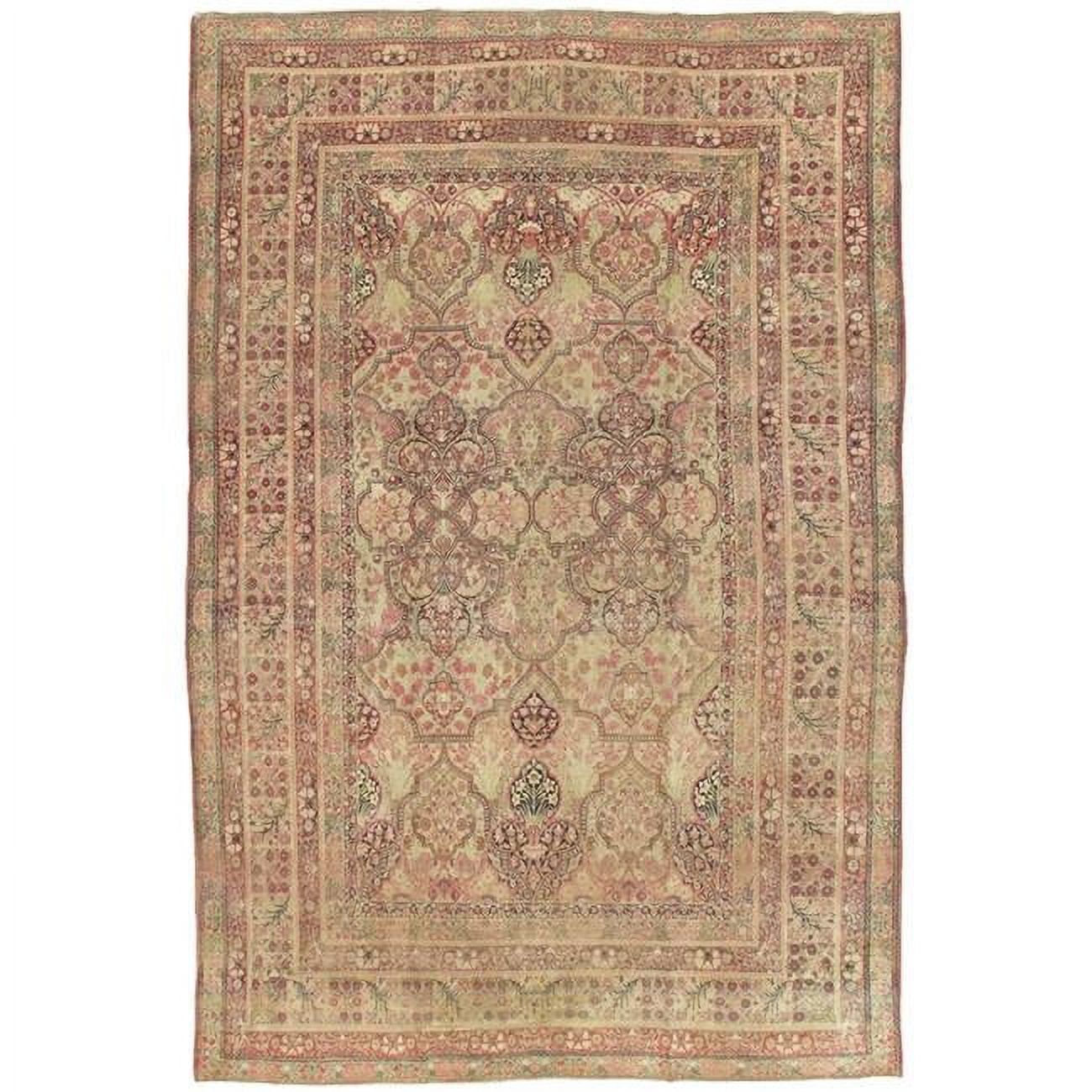 Pasargad Home Antique Azerbaijan Ivory Lamb's Wool Area Rug 9'10" X 15' 0"