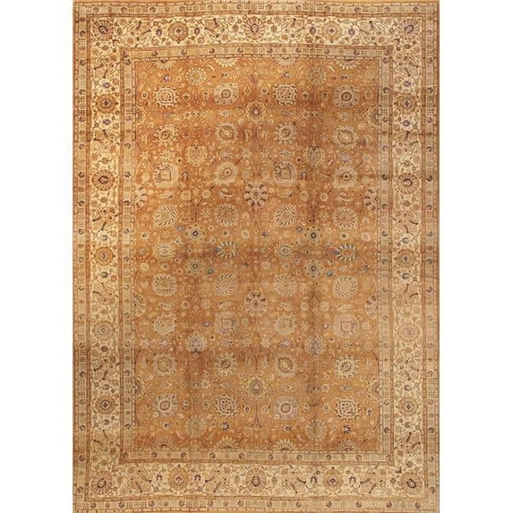 Pasargad Home 027704 Antique Baku Collection Lamb's Wool Area Rug- 11 ft. 2 in. X 15 ft. 4 in.
