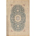 thumbnail image 1 of Pasargad Home 038923 Azerbaijan Collection Hand-Knotted Silk & Wool Area Rug- 7' 1 in.  X 10 ft.11 in.   T. Green, 1 of 1