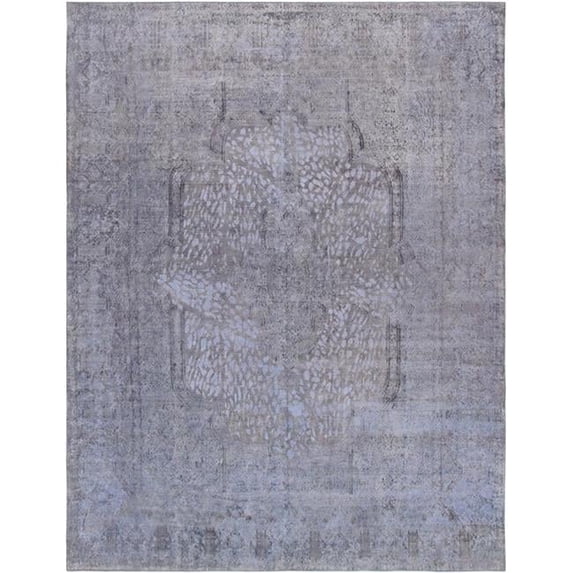 Pasargad Home 52109 Vintage Lahore Collection Pink Lamb's Wool Area Rug- 9 ft. 5 in. X 13 ft. 1 in.