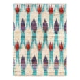 thumbnail image 1 of Pasargad Home 6' x 9' Hand-Knotted Sari Silk Ivory/Multi Rug - All Ages, Indoors, 1 of 3