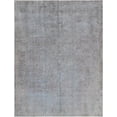 thumbnail image 1 of Pasargad Home Overdye 98" x 127" Hand-Knotted Contemporary Wool Area Rug in Gray, 1 of 5