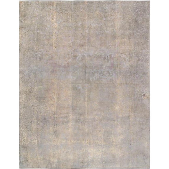Pasargad Home 9 ft. 7 in. x 12 ft. 6 in. Vintage Lahore Hand-Knotted Wool Rug; Gold