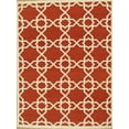 thumbnail image 1 of Pasargad Home AZ 10' x 14' Hand-Woven Lamb's Wool Rust/Ivory Rug - All Ages, Indoors, 1 of 2