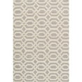 thumbnail image 1 of Pasargad Home AZ 4' x 6' Hand-Woven Lamb's Wool Light Gray/Ivory Rug - All Ages, Indoors, 1 of 2