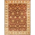 thumbnail image 1 of Pasargad Home Agra 109" x 146" Hand-Knotted Lamb's Wool Area Rug in Red/Ivory, 1 of 2