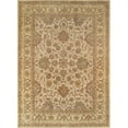 thumbnail image 1 of Pasargad Home Agra 120" x 166" Hand-Knotted Lamb's Wool Area Rug in Ivory/Gold, 1 of 2
