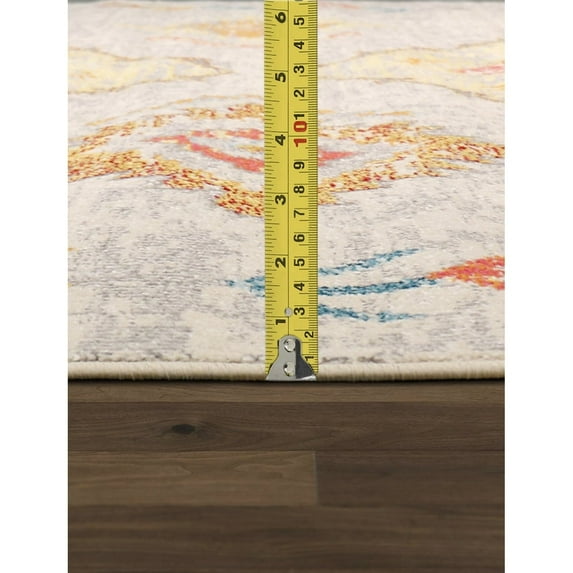 Pasargad Home Aldora Design Power Loom Area Rug- 5' 0" X 8' 0"