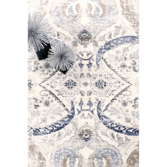 Pasargad Home Turkish Fantasia Design Oriental Area Rug 2' 0" X 3' 0" - Ivory/Beige
