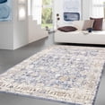 thumbnail image 1 of Pasargad Home Amadeus 5' x 7' Power-Loomed Blue/Ivory Rug, For Indoor Space and all Age of Group, 1 of 5
