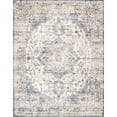 thumbnail image 1 of Pasargad Home Amadeus 6' x 9' Power-Loomed Ivory/Grey Rug, For Indoor Space and all Age of Group, 1 of 9