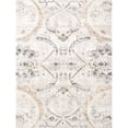 thumbnail image 1 of Pasargad Home Amadeus 9' x 12' Power-Loomed Ivory/Silver Rug, For Indoor Space and all Age of Group, 1 of 5