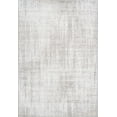 thumbnail image 1 of Pasargad Home Amari Collection Hand-Loomed Bsilk & Wool Taupe Area Rug- 5' 3" X 7' 8", 1 of 6