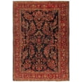 thumbnail image 1 of Pasargad Home  Antique Azerbaijan Navy Lamb's Wool Area Rug - 9 ft. 0 in. X 12 ft. 2 in., 1 of 1