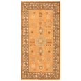 thumbnail image 1 of Pasargad Home Antique Azerbaijan Orange Lamb's Wool Area Rug  4' 7" X 9' 3", 1 of 1