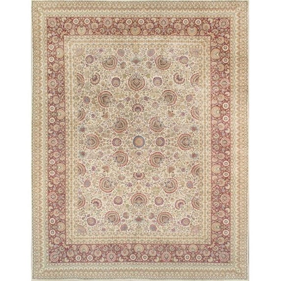 Pasargad Home Baku Collection Hand-Knotted Lamb's Wool Area Rug 9' 0" X 11' 9"