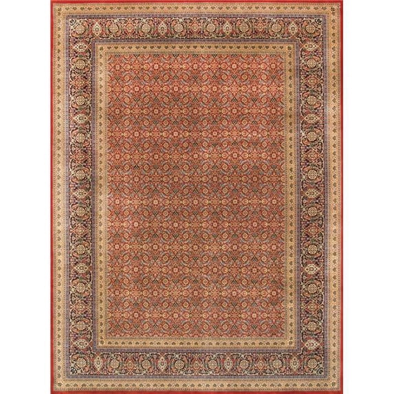 Pasargad Home Baku Collection Hand-Knotted Lamb's Wool Runner- 2 ft. 10 in. X 6 ft. 1 in.