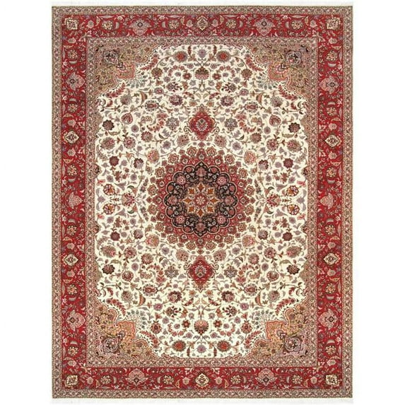 Pasargad Home Baku Collection Hand-Knotted Multi Wool Area Rug 8' 3" X 11' 6"