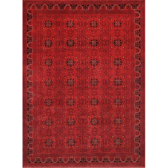 Pasargad Home Baku Collection Hand-Knotted Silk & Wool Area Rug 8' 7" X 11' 7"