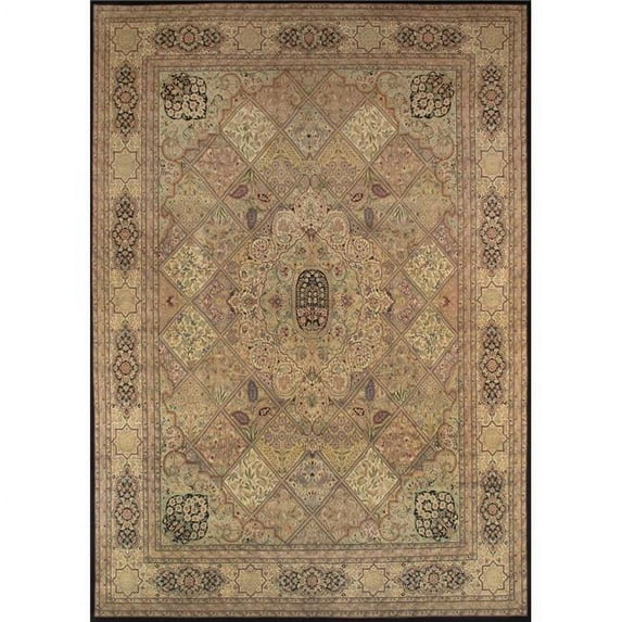 Pasargad Home Baku Collection Hand-Knotted Wool Area Rug 10' 2" X 14' 4"