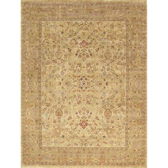 Pasargad Home Baku Collection Hand-Knotted Wool Area Rug 13' 11" X 18' 3"