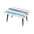 thumbnail image 1 of Pasargad Home Bosphorus Collection Vintage Kilim Cover Ottoman, 1 of 3