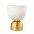 thumbnail image 1 of Pasargad Home Calista Brass/Ivory Side Table, 1 of 5