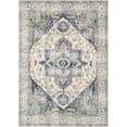 thumbnail image 1 of Pasargad Home  Turkish Chelsea Design Medallion Area Rug Ivory 2'8" x 10' Runner Oriental,Abstract 10' Runner Indoor,Runner,Accent Living, 1 of 6