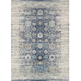thumbnail image 1 of Pasargad Home Chelsea 4' x 6' Power-Loomed Navy/Ivory Rug - All Ages, Indoors, 1 of 6