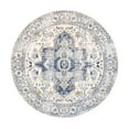 thumbnail image 1 of Pasargad Home Chelsea 6' x 6' Round Power-Loomed Ivory Round Rug - All Ages, Indoors, 1 of 6