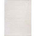 thumbnail image 1 of Pasargad Home Edgy 5' x 8' Hand-Tufted Silk and Wool Ivory Rug, For Indoor Space and all Age of Group, 1 of 5