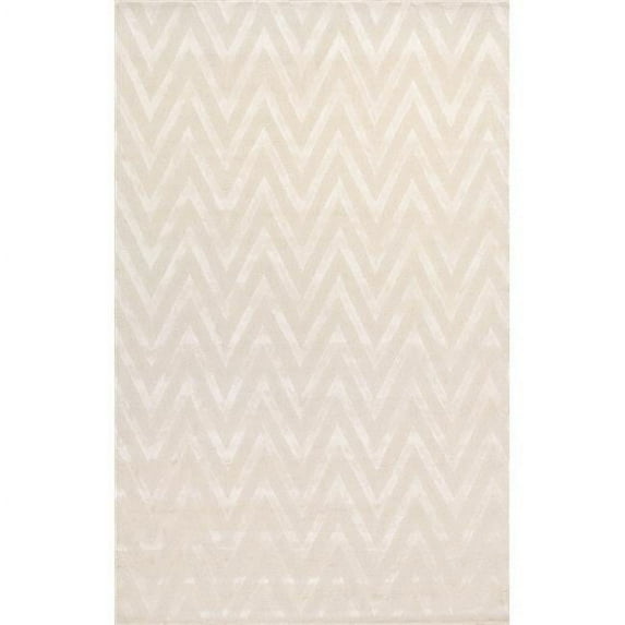 Pasargad Home Edgy Collection Hand-Tufted Bamboo Silk & Wool Area Rug - Ivory - 8' 9' X 11' 9'