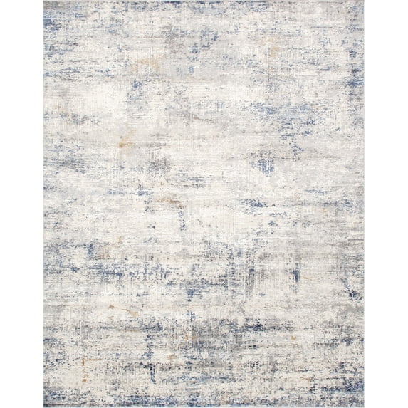 Pasargad Home Efes 10' x 14' Power-Loomed Light Grey/Light Blue Rug, For Indoor Space and all Age of Group