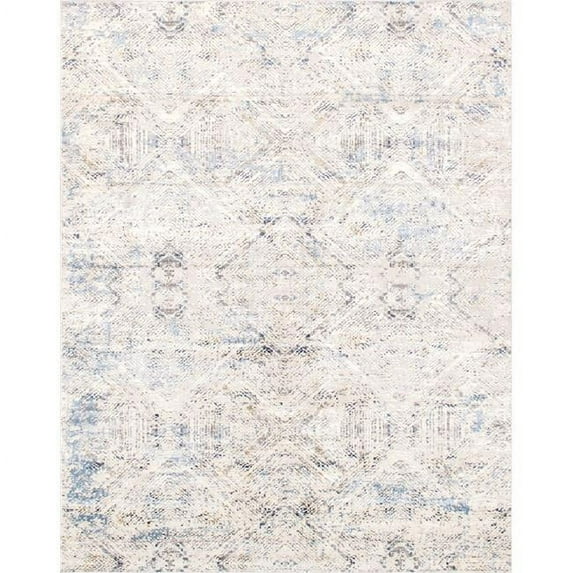 Pasargad Home Efes Design Power Loom Area Rug- 9 X 12, Light Grey