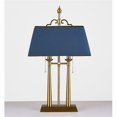 thumbnail image 1 of Pasargad Home Executive Stainless Steel Table Lamp with Shade, 1 of 5