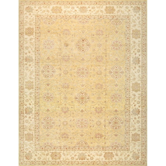 Pasargad Home Ferehan Collection Hand-Knotted Lamb's Wool Area Rug-13' 0" X 17' 5"
