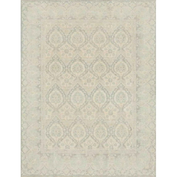Pasargad Home Ferehan Collection Hand-Knotted Wool Area Rug- 8' 0" X 10' 4"