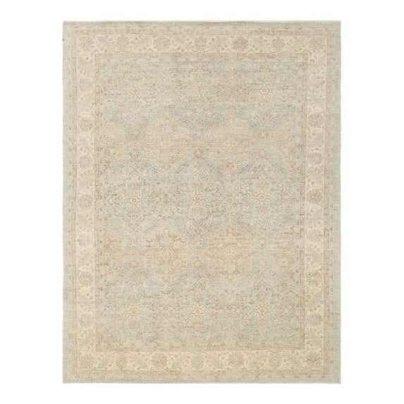 Pasargad Home Denver Hand-Knotted Grey Wool Area Rug 9' 0" X 12' 0"