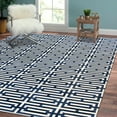 thumbnail image 1 of Pasargad Home Galaxy 9' x 12' Hand-Loomed Cowhide Silver/Navy Rug - All Ages, Indoors, 1 of 5
