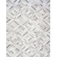 thumbnail image 1 of Pasargad Home Galaxy Hand-loomed Cowhide & Sari Silk Rug 9' 0" X 12' 0" Silver, 1 of 6