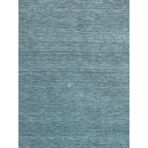 Pasargad Home Gramercy 4' x 6' Hand-Loomed Silk and Wool Light Blue Rug, For Indoor Space and all Age of Group